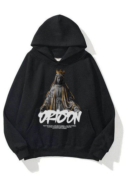 Unisex Orison Sweatshirt Hoodie Black