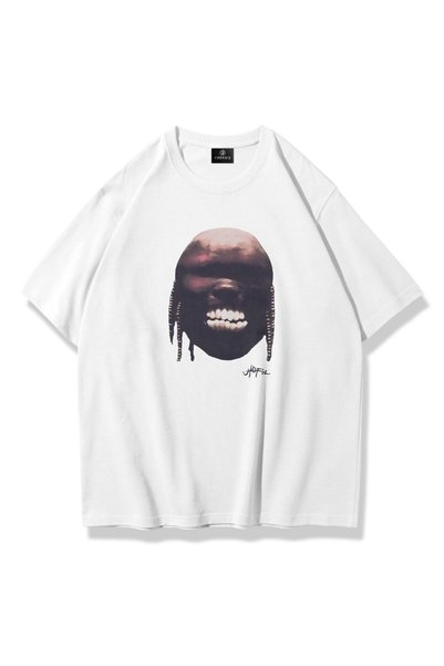Unisex Utopia Teeth Travis Scott Tshirt White