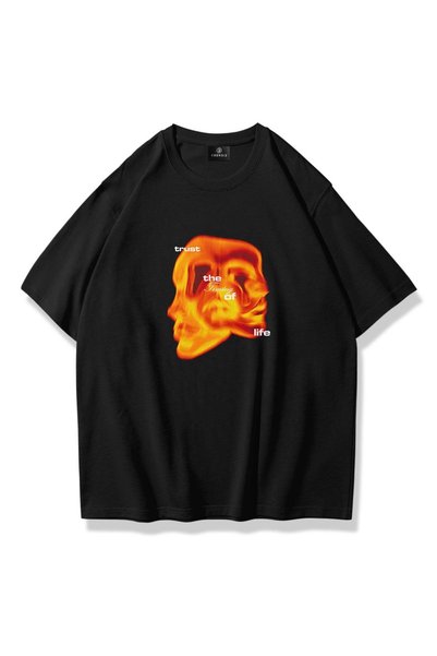 Unisex Timing Of Life T-shirt Black
