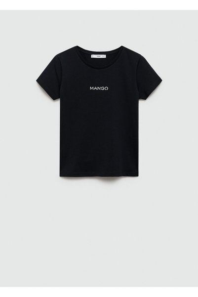 Women's Black T-Shirt 77120354