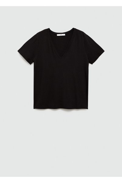 Women's Black T-Shirt 77170580