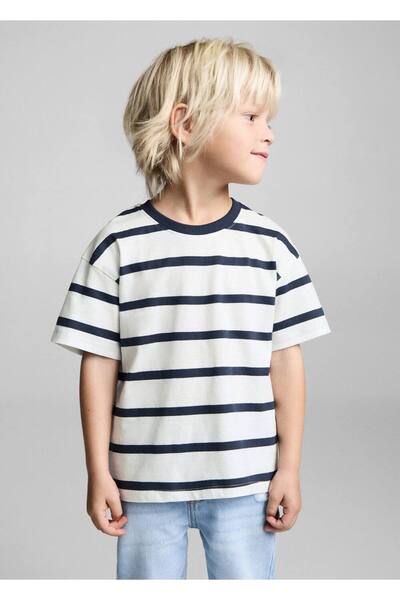 Cotton striped T-shirt
