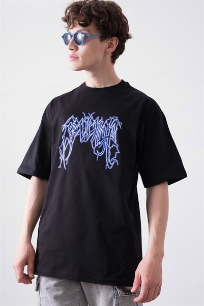 Unisex Revenge Lightning Black Tshirt