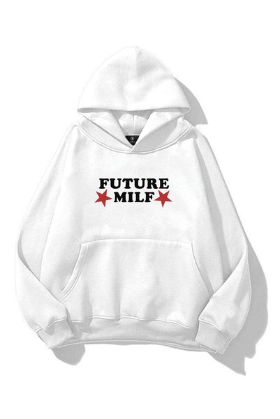 Unisex Future Milf Sweatshirt White