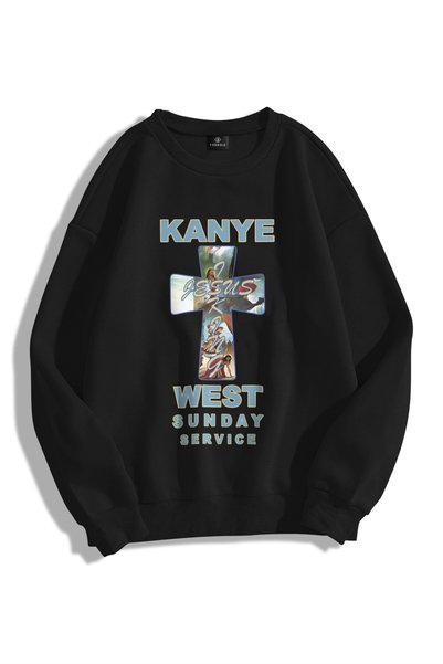Unisex Kanye Sunday Service Crew Neck Sweatshirt Hoodie