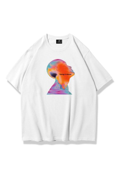 Unisex Energy Is Eternal Tshirt White