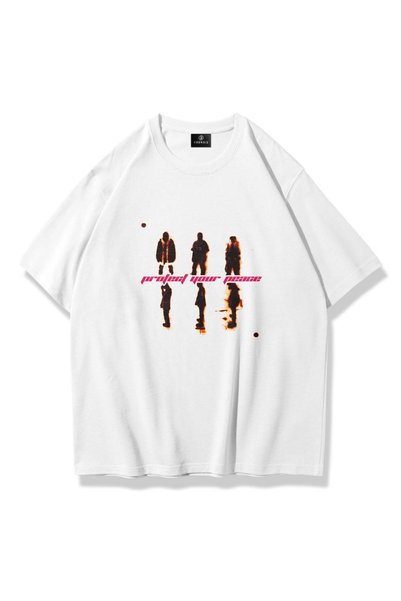 Unisex Protect Your Peace T-shirt White