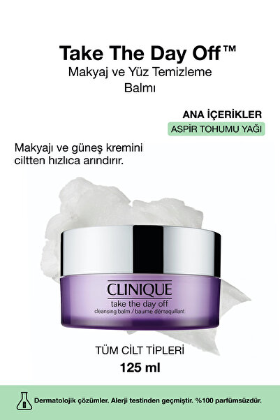 Take The Day Off™ балсам за чистење шминка и лице 125ml | шминка за очи и лице, крема за сончање, нечистотија