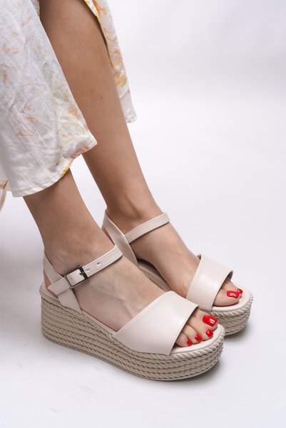 Aalpisys Women's Sandals 0012504 Beige