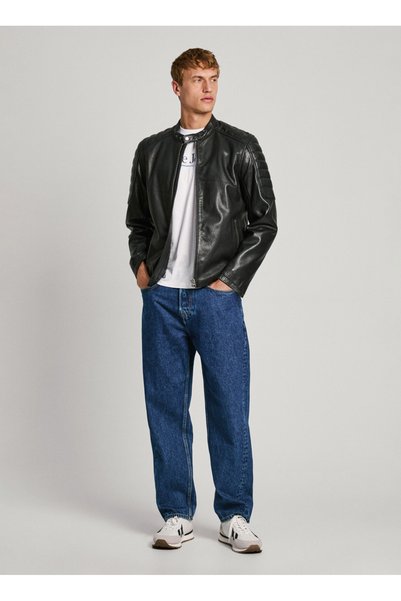 Black Men's Coat PM403014-999 TRAVIS