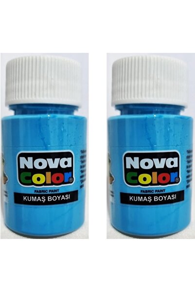 2-делен Nova Color шише боја за ткаенина за униформи маици текстил чанти чевли опции за бои 30ml