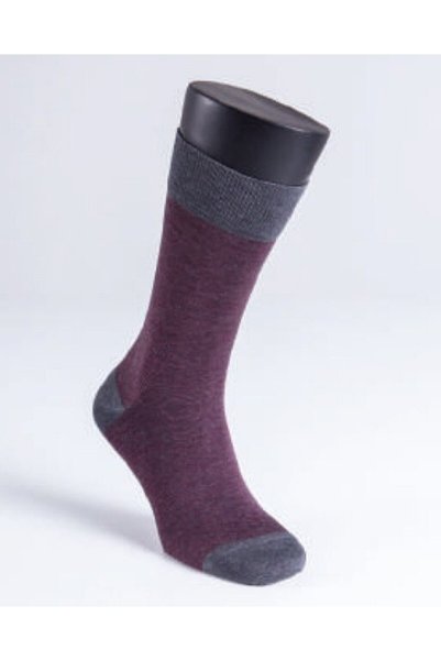 Men's Socks 9910 - Claret Red