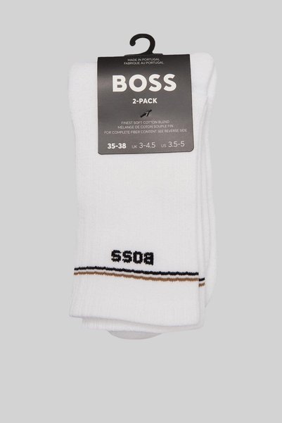 2 Pack Men's Socks White