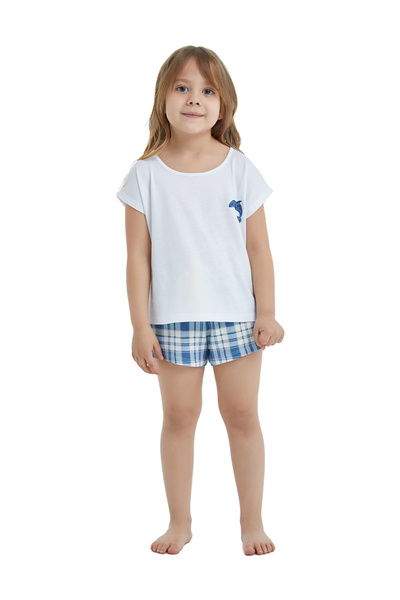 Girl's Pajamas - Set 60436 - White