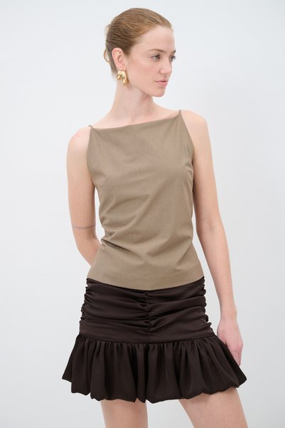 Backless Blouse