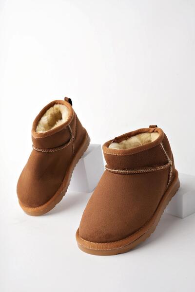 Snow Guaranteed Unisex Children's Thick Sole Hairy Daily Mini Ankle Boots