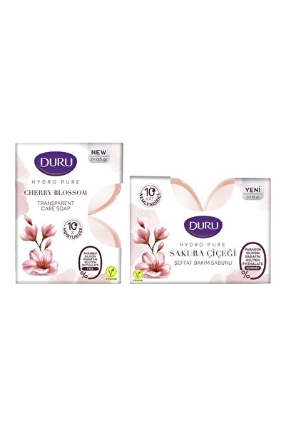 Hydropure Sakura транспарентен сапун за нега 2x135 G