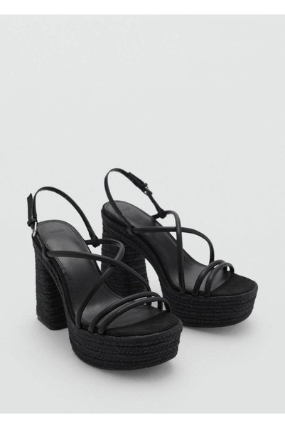 Wide Heel Sandals with Bracelet