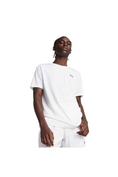 682542 Ess Small Logo Poly Tee T-Shirt Men's T-Shirt White