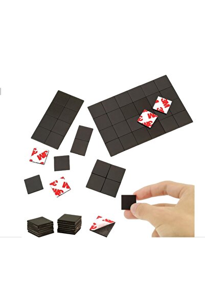 100 парчиња 3m самолепливи магнетни етикети - 15x15 mm