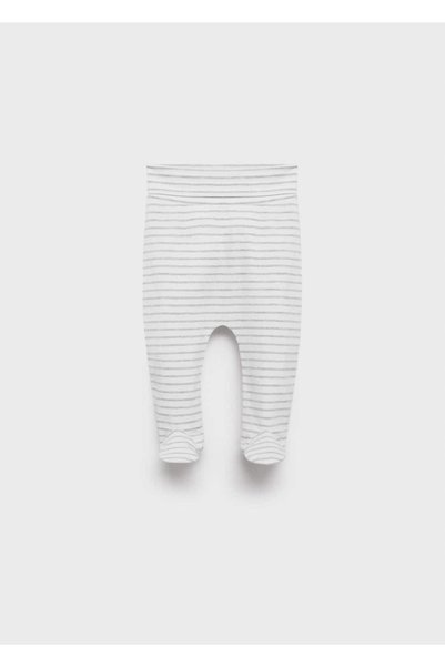 Striped Woven Bootcut Trousers