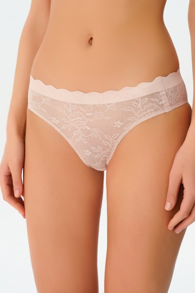 Invisible Soft Laser Cut Lace Slip Panties