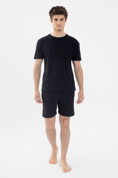 Men's Double-Collar Short Pajama Set