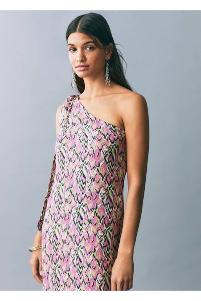 Patterned bow dress