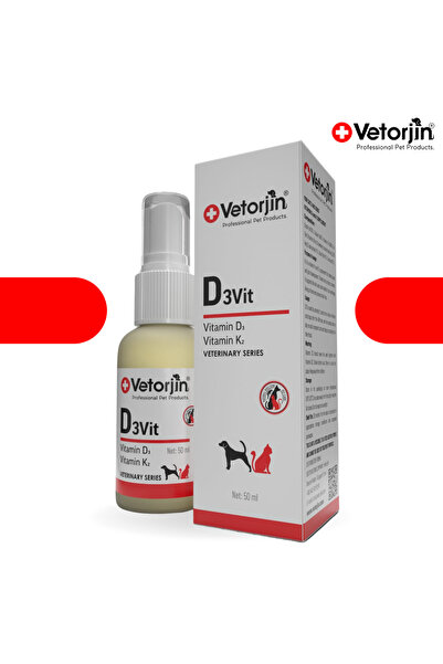 Додаток за поддршка на мускули и зглобови за мачки и кучиња D3 50 ml