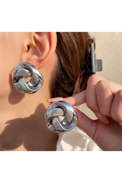 Women's Silver Earrings - Stylish and Comfortable