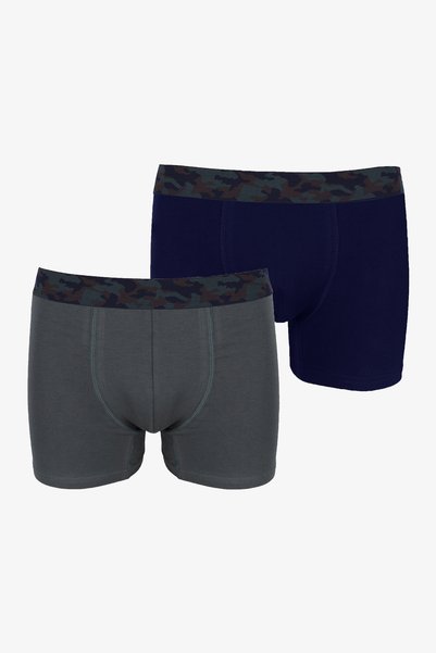 Men's 2-Piece Cotton Lycra Boxer