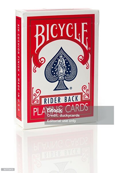 Rider Back стандардни карти за играње - црвена шпил