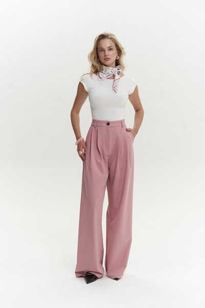 Kaylee Pink Palazzo Pants