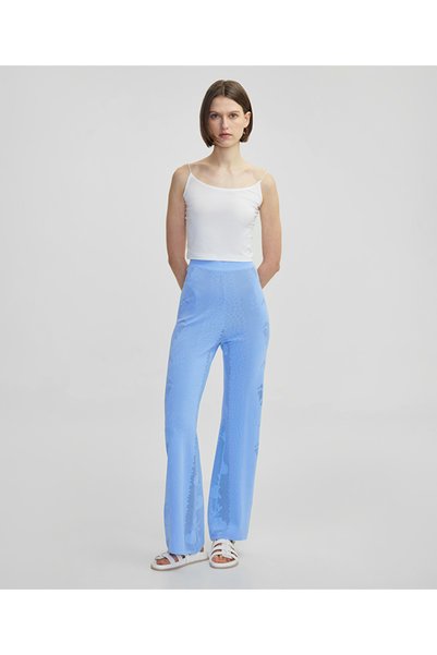 Jacquard Knitwear Trousers