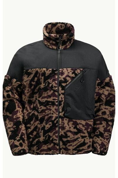 Maarweg Print Jkt Men's Outdoor Plush Jacket Brown1711231-8889