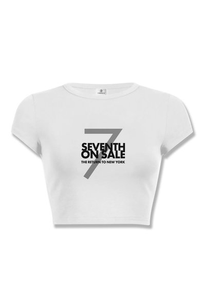 Woman's Seventh on Sale Crop White