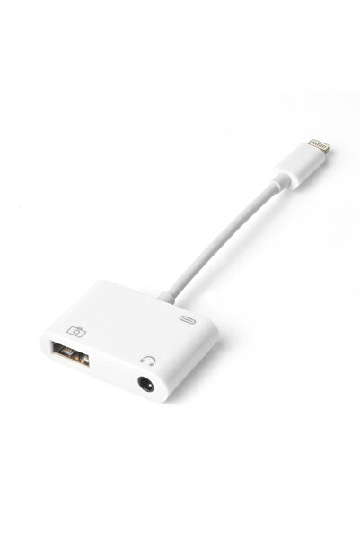 Iphone Lightning 3.5 Mm адаптер за слушалки и USB 3.0 камера хаб