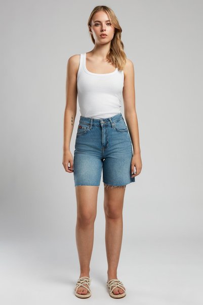 Standart Bel Standart Women's Denim Shorts 252 Lcf 121030 Bund 2 Denim