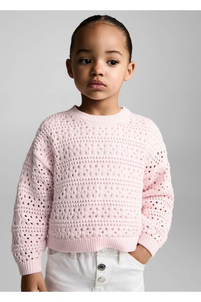 Pullover Perforated from Recycled Cotton