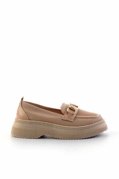 Nude Women's Loafer Shoes K 01474200582