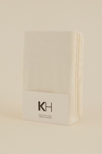 100% Cotton Single Combed Cotton Elastic Fitted Sheet White
