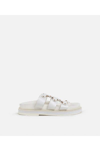 Trok Printed Multi-Band Slippers
