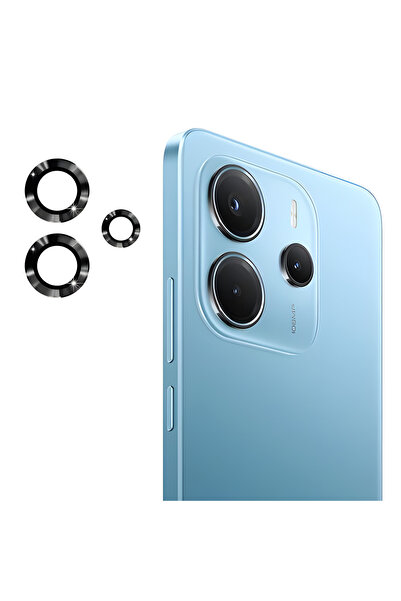 Xiaomi Redmi Note 14 4G компатибилен заштитник за камера, шарен заштитник за леќи од калено стакло