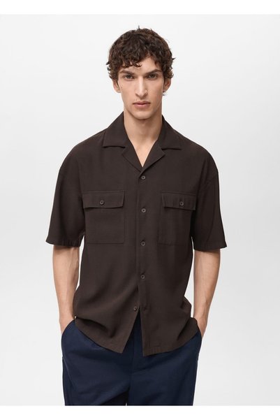 Viscose Shirt with Pockets