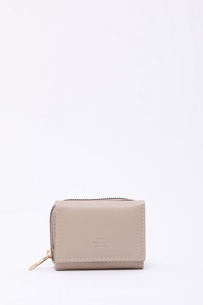 Mink Shk177 Faux Leather 8 Compartments, Card Holder, Paper and Coin Compartment Snap Wallet