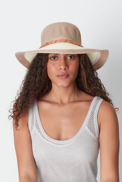 Mercerized Beach Cap T24740-05 Natural