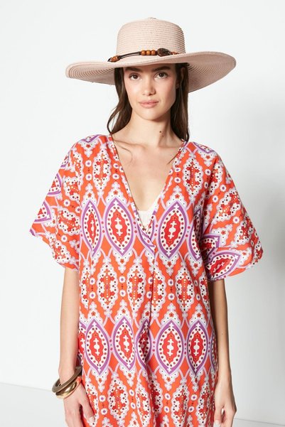 Straw Beach Hat Y23730-07 Powder