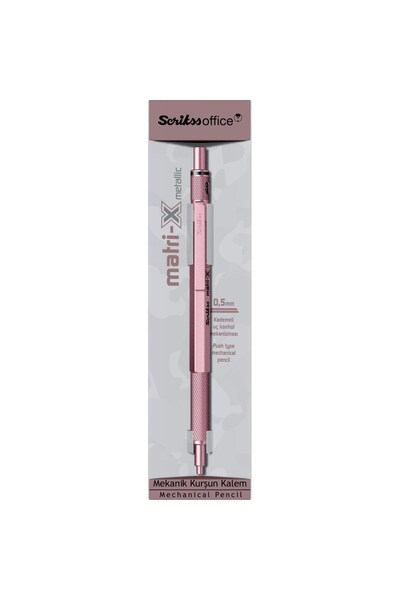 Matrix 0.5mm Mechanical Pencil Metallic Light Pink - Transparent Case
