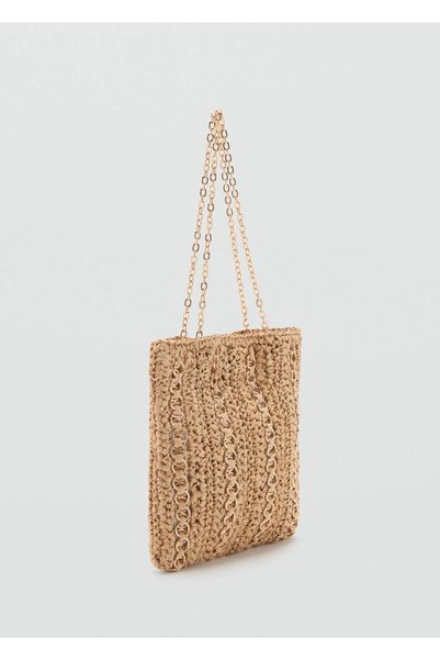 Natural Fiber Bag with Metal Ring