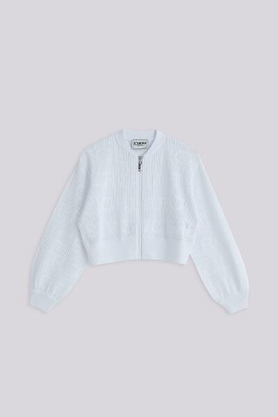 BG Store девојчешки бел кардиган